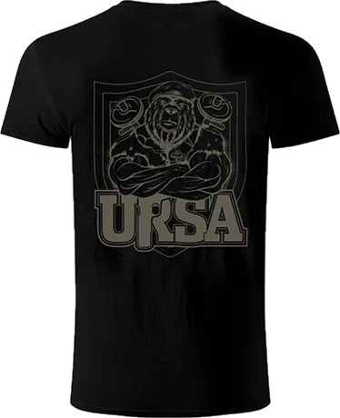 Crna majica, leđa: URSA print