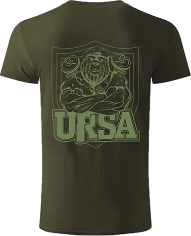 Maslinasta majica, leđa: URSA print